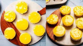 Mini Elderflower and Lemon Cheesecakes  Good Housekeeping UK [upl. by Ditzel]