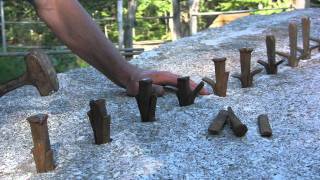 Cutting Stone At The Deer Isle Hostel [upl. by Peg]