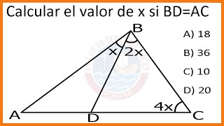 EXAMEN DE ADMISION CATOLICA PRIMERA OPCION PUCP POP 2009 GEOMETRIATRIANGULOS [upl. by Yaakov]