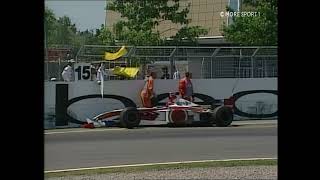 Kanada 1999 GP Villeneuve ajaa tulevaan Mestarien muuriin [upl. by Wandie]