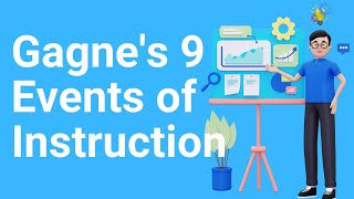 Gagnes Nine Events of Instruction with Examples  MicroLecture [upl. by Enelyt942]