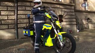 So fährt sich das neue Elektromotorrad der Polizei Osnabrück [upl. by Batish]