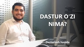 01 Dastur ozi nima  Dasturlash haqida [upl. by Ylim232]