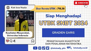 Persamaan Garis  Gradien Garis  UTBK SNBT 2024 [upl. by Esorylime160]