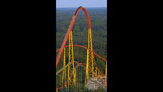 This Roller Coaster Was TOO EXTREME Intimidator 305 shorts rollercoaster [upl. by Rodina]