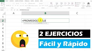 Como calcular la MEDIA ARITMÉTICA en EXCEL [upl. by Ailimat]