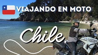 Entre MONTAÑAS y aguas CRISTALINAS  Viaje en MOTO por el SUR de CHILE Parte 1 [upl. by Llerroj]