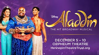 Aladdin  December 510 at the Orpheum Theatre Minneapolis [upl. by Nehr655]