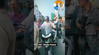 Br Asaduddin Owaisi sahab Bike Riding [upl. by Myrta]