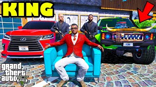 Franklin Become THE KING OF LOS SANTOS in GTA 5  SHINCHAN and CHOP [upl. by Annetta315]