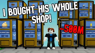 I bought His ENTIRE SHOP In Roblox Skyblock  Roblox Islands 500000000 [upl. by Hathcock]