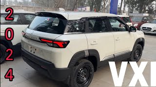 NEW MARUTI SUZUKI BREZZA VXI MODEL 2024💥 BREZZA VXI 2024 MODEL🔥 WHITE COLOUR 🤍 NEW BREZZA VXI 2024❤️ [upl. by Robbyn]