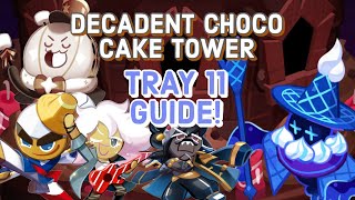 Decadent Choco Cake Tower  Tray 11 Guide  Cookie Run Kingdom [upl. by Anitsyrhc]