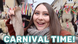 The Biggest Carnival in Slovenia  Pust and Kurentovanje in Ptuj [upl. by Sineray]