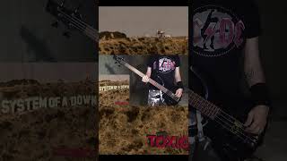 System of a down  Toxicity Bass cover shorts 1 systemofadown toxicity basscover disorder [upl. by Guria]