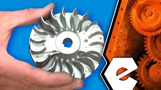 How to Replace the Flywheel on a Ryobi Handheld Gas Blower [upl. by Eisso]