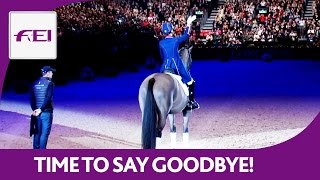 Valegros very last performance  FEI World Cup™ Dressage  London Olympia 2016 [upl. by Azne]