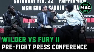 Deontay Wilder vs Tyson Fury II  Full PreFight Press Conference [upl. by Ylim]