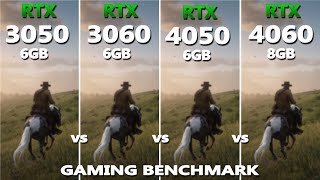 Laptop RTX 3050 6GB vs 3060 vs 4050 vs 4060 Gaming Benchmark Test in 2024  Which one is better [upl. by Etnaled265]