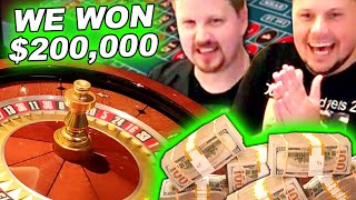 Our BIGGEST WINS EVER on Roulette Las Vegas [upl. by Nnaear768]