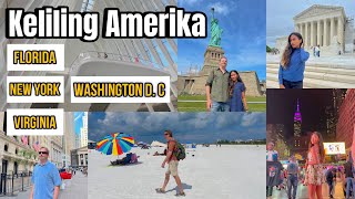 DIAJAK SUAMI KELILING AMERIKA  FLORIDA NEW YORK WASHINGTON DC VIRGINIA part 1 [upl. by Nelo741]