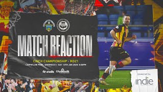 Greenock Morton Reaction Scott Robinson  13th January 2024 [upl. by Oslec]