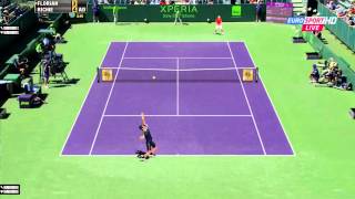 Tennis Elbow 2013 ITST Mod 113  Miami 2013 Final  Federer  Djokovic 63 64 [upl. by Nuli]