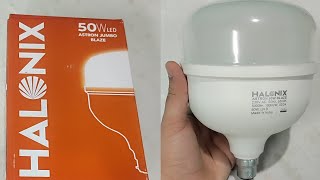 Halonix 50 watt Astron Jumbo Blaze Led bulb 💡Complete review 👌💯 BEST LED BULB [upl. by Kciwdahc]