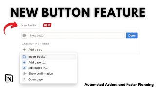 How to Build a Weekly Planner on Notion with Buttons [upl. by Jard167]