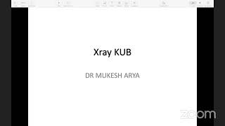 Lecture on Xray KUB amp Intravenous Urogram  Urology  Uroradiology [upl. by Aiekram]