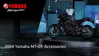 2024 Yamaha MT09 Accessories [upl. by Babette]