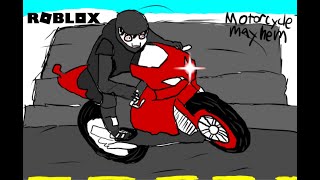 Roblox Motorcycle Mayhem Intense trafficswerving GAME [upl. by Yorick713]