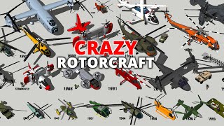 Crazy Looking Rotorcraft Type and Size Comparison 3D [upl. by Margherita963]