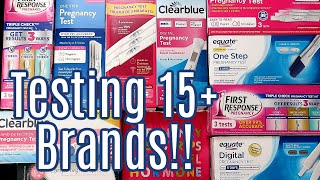 BEST amp WORST PREGNANCY TESTS  BEFORE MISSED PERIOD 11DPO  JAKS Journey CC [upl. by Thain]