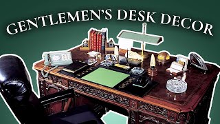 Classic Men’s Desktop Interior Design Working from Home in Style [upl. by Ranit]