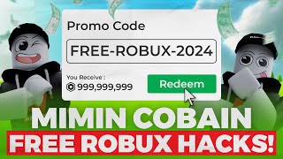 MIMIN COBAIN FREE ROBUX HACKS YANG ADA DI TIKTOK SAMPE BERHASIL TERNYATA [upl. by Yorgo]