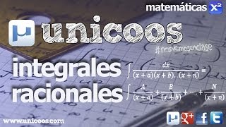 Integral racional en fracciones simples 01 BACHILLERATO matematicas [upl. by Des600]