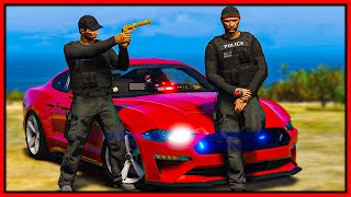 GTA 5 Roleplay  I BECOME POLICE DETECTIVE  RedlineRP [upl. by Aitital]