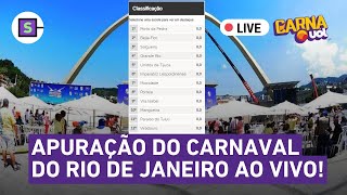 🔴 Apuração Carnaval RJ AO VIVO veja as notas e a campeã das escolas de samba do Rio de Janeiro [upl. by Albina]