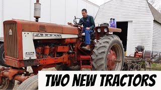 Introducing 1965 International Farmall 656 amp Mid 1980s Ford 1300 Tractors [upl. by Adnileb]