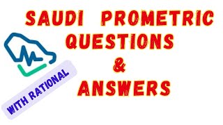 SCFHS Saudi Council Prometric Exam Questions and Answers with Rational  Nursing Specialist Exam [upl. by Amora]