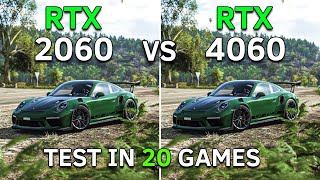 RTX 2060 vs RTX 4060  Test In 20 Games at 1080p  2023 [upl. by Adrahc]