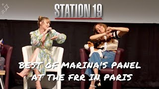 Best moments of Danielle Savre amp Stefania Spampinato at the Marina panel in Paris [upl. by Enedan]