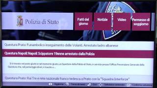 Lapplicazione della Polizia per gli Smart TV Samsung tutorial funzionamento [upl. by Kathrine]