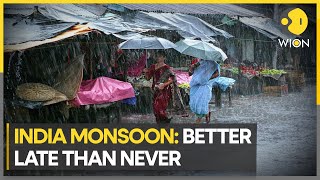 Monsoon advances in India  WION Climate Tracker [upl. by Breana]