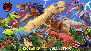 Plesiosaurus VS Ichthyovenator  Collection Dinosaur Mattel  Tyrannosaurus Rex  Therizinosaurus [upl. by Adnaloj32]