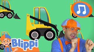 Skid Steer Song  Blippi Songs｜Kids Songs｜Trucks for Kids [upl. by Nyleahcim395]