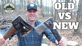 CHOPPER 1 Splitting Axe amp Fiskars X27 Old Vs New History [upl. by Streeto]