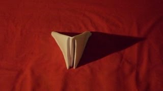 How To Fold Napkins  Sail Fold Napkin folding [upl. by Nancie]