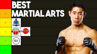 Best Martial Arts Ranked By PRO MMA Fighter [upl. by Caril]